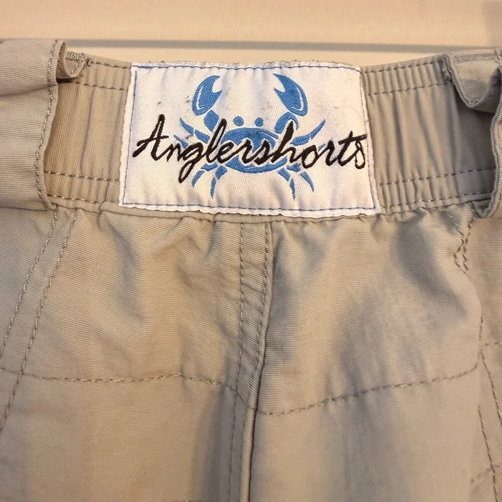 Men's Coast Angler Shorts Khaki - Picture 3 of 5